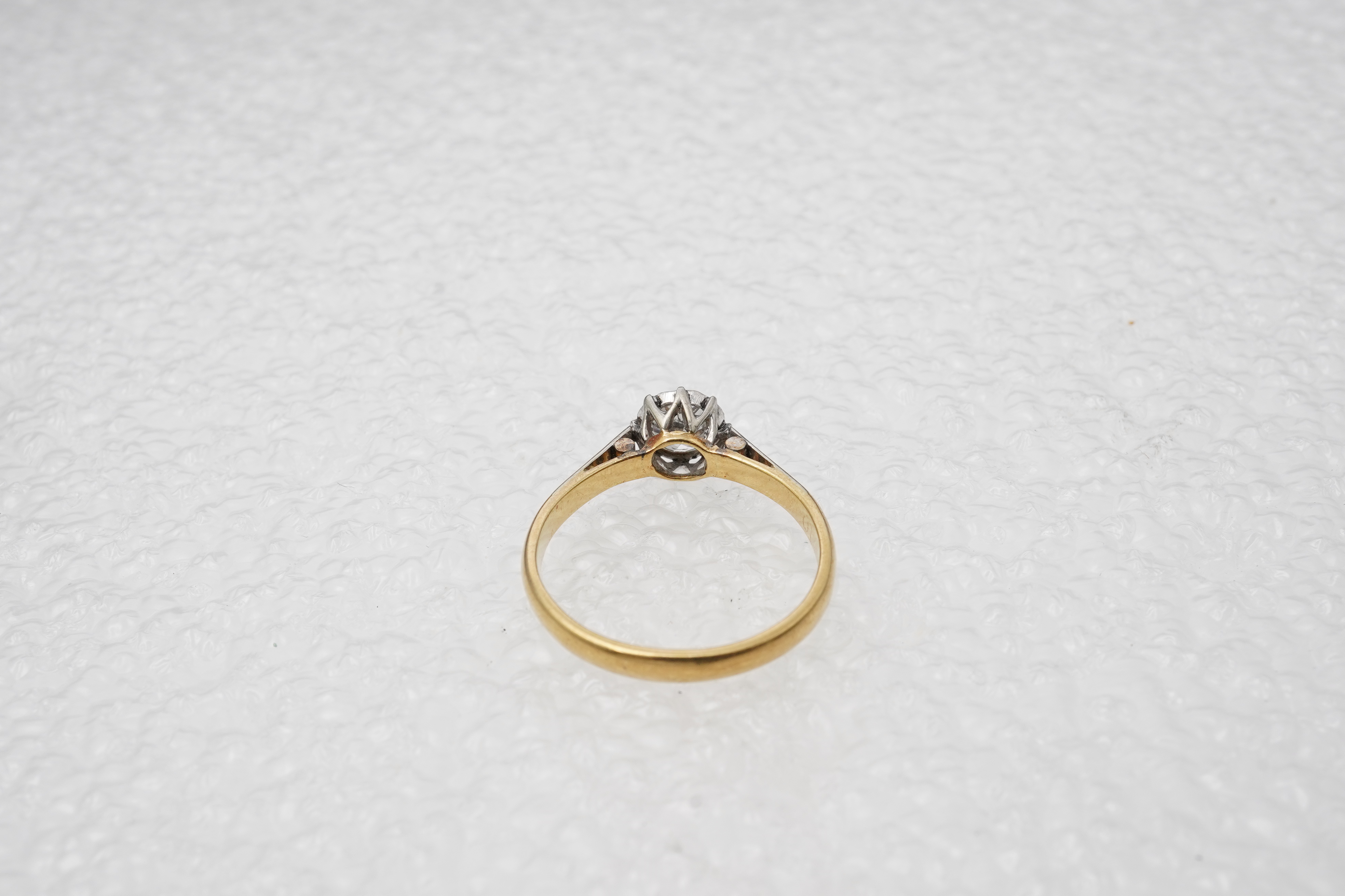 A diamond ring, early 20th century